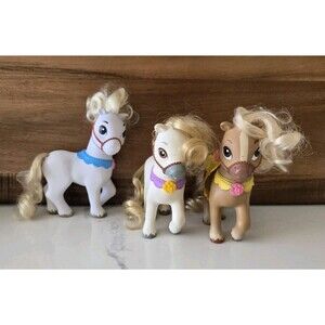 Disney Princess 6 in Toddler Petite Doll  Pony Toy 🐴 Set Of 3
